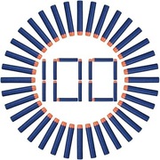 Strzałki do wyrzutni pistoletów NERF 100szt