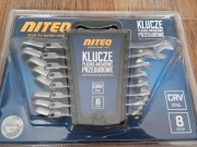 Zestaw 8 kluczy płasko nasadowe przegubowe niteo