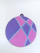 Obraz 7,5 cm farby akrylowe, ręcznie malowany, pastelowy, abstrakcja