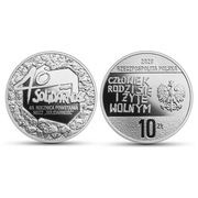 10 zł  40 rocznica powstania NSZZ Solidarność w etui