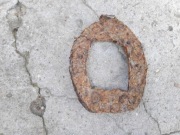 Podkowa końska oryginalna stara na szczęście PRL kolekcjonerska