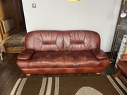 Wersalka Rozkładana Skórzana 