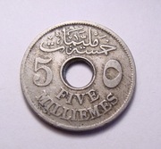 Egipt 5 milliemes 1917