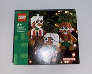 LEGO exclusives 40642 gingerbread Christmas ornaments nowe 