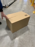 Zestaw opakowań z tektury falistej - Klapowe