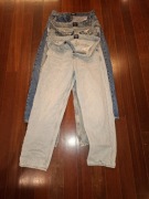 Zestaw Cropp spodnie loose W30/L32 bluza XS