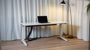 Biurko elektryczne Steelcase 160x80 cm regulowane premium Regulacja Białe