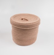 koszyk pleciony pojemnik z pokrywką Pepco