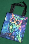 Torba na zakupy kolorowa sowa
