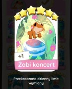 Monopoly go karta 6* Żabi koncert set 22