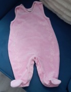 WELUROWE ŚPIOSZKI NIEMOWLĘCE HAFT ROZM 68