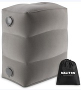 dmuchany podnóżek podróżny Maliton do samolotu, samochodu szary