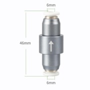 Metalowy Zaworek przeciwzwrotny zawór zwrotny CO2