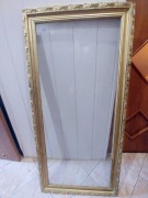 Złocona stara rama 120x55 cm