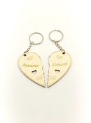 Walentynkowy brelok dla par
