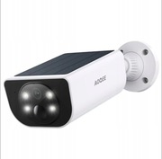 AOQEE Bezprzewodowa kamera bezpieczeństwa WiFi zewnętrzna solarna 2K 