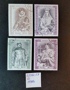 3554-3557 3554-57 Poczet królów i książąt polskich 1998 r.