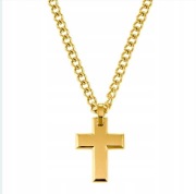 Łańcuszek męski krzyżyk złoty stal nierdzewna s.Oliver 50 cm NOWY”