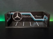 Diorama Mercedes Hot Wheels 1:64 Garaż