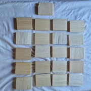 Balsa modelarska 21 szt, 10x8x1,6cm 