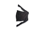 Damska czarna bluzka w białe Groszki marki  WOMEN  rozmiar L