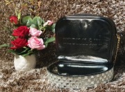 Torebka damska Monnari Czarna Lakierowana