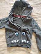 Bluza rozpinana kaptur Khaki. Zielona s.oliver