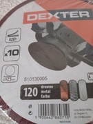 Krążki ścierne 10szt. 120 gramatura rzep