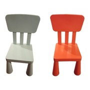Krzesełka z IKEA dla dzieci 2 szt. - niebieskie i czerwone