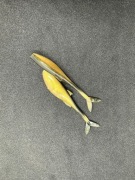 Jaskółka 7cm Złota czerń