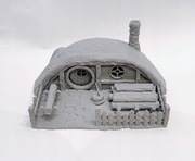 Kompletny Zestaw Domków Hobbita, Niziołka, Krasnala w skali 28mm 1:56