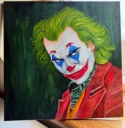 Joker. Obraz na płótnie. Akryl. 40x40cm