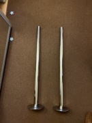 2x Noga barowa 105 cm z płytą montażową 25cm