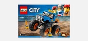 Lego CITY 60180 MONSTER TRUCK SKOCZNIA ciężarówka