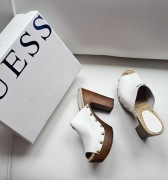 GUESS klapki skóra naturalna roz 41