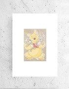 plakat z Kubusiem Puchatkiem, Kubuś Puchatek obrazek A4, miś plakat
