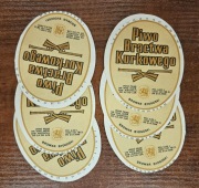 Etykiety piwne - Piwo Bractwa Kurkowego. Browar Bydgoski. Zestaw foto.