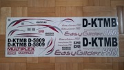 Zestaw naklejek do motoszybowca Easy Glider II.