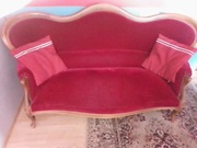 Sofka i fotel bez markowe.