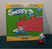 DeAgostini SMERFY figurka  + książeczka  Smerf Murarz