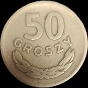 Moneta 50 GROSZY 1949 AL Polska Rzeczpospolita Ludowa UNIKAT