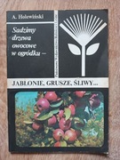 Sadzimy drzewa owocowe w ogródku Jabłonie Grusze Śliwy Holewiński PWRiL1989