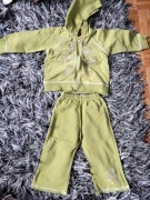 Dres/Komplet zielony dla dziewczynki rozm. 80