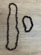 Zestaw 5 kompletów z kamieni naturalnych / naszyjnik i bransoletka/