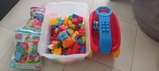 Zestaw klocków i jeździk mega bloks
