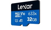 Karta pamięci Lexar 32GB microSDXC High-Performance 633x C10 A1 V30 U1