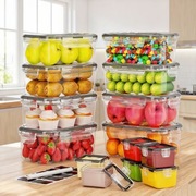 Kompletny zestaw pojemników do przechowywania żywności - 14 pojemników