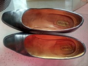 Buty pantofle damskie czarne 