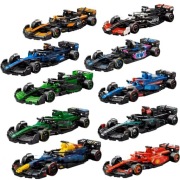 Zestaw 10 x F1 Speed Champions 2601 elementów nowe klocki bolid