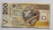 Banknot 200 zł seria YB 1994 rok